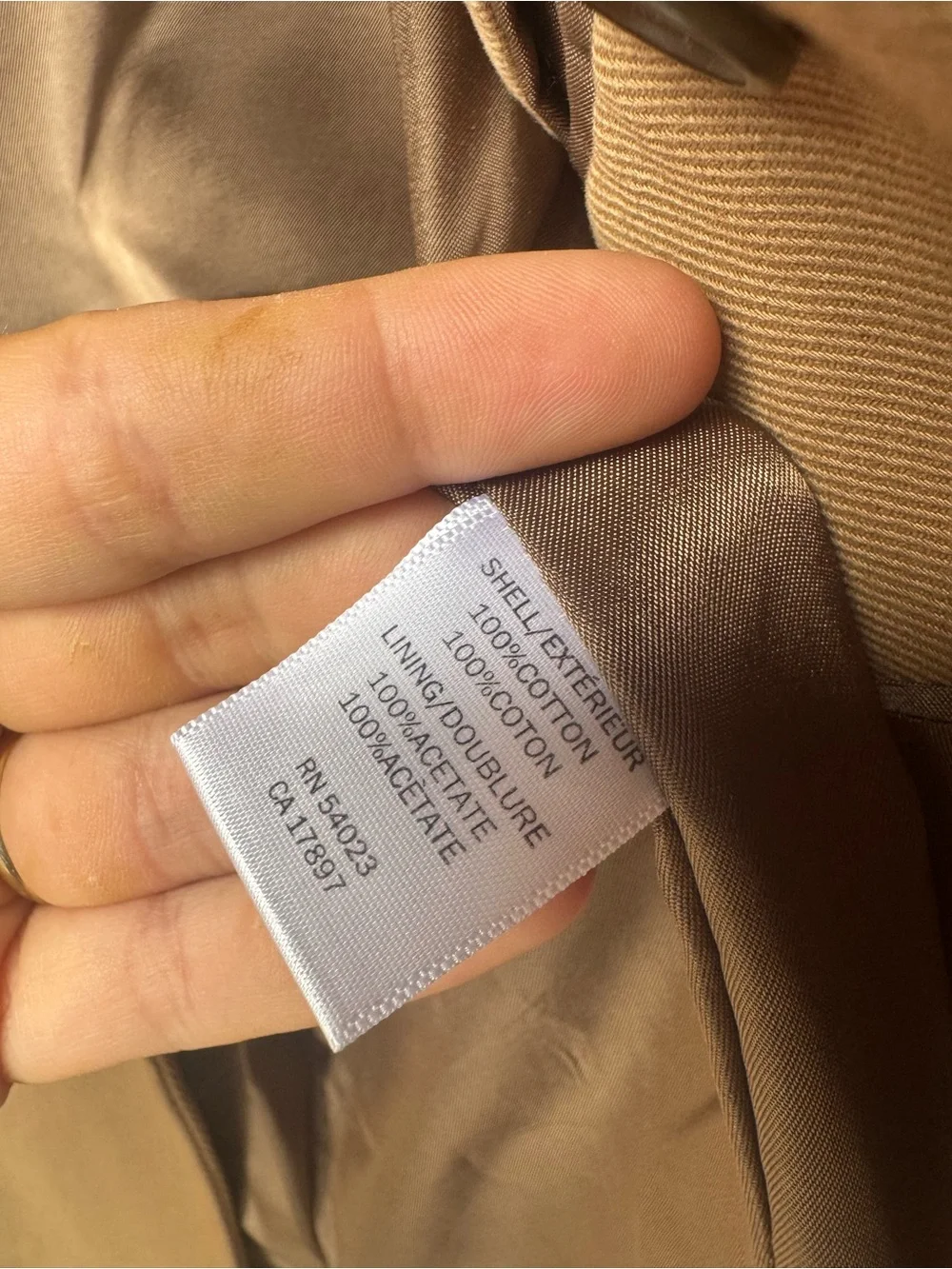 Banana Republic Taupe Two-Button Sport Coat
